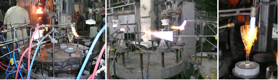 ESA glass polishing oxy fuel burners