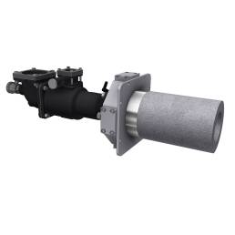 Burners for copper shaft furnaces