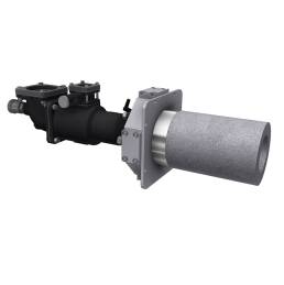 Burners for copper shaft furnaces